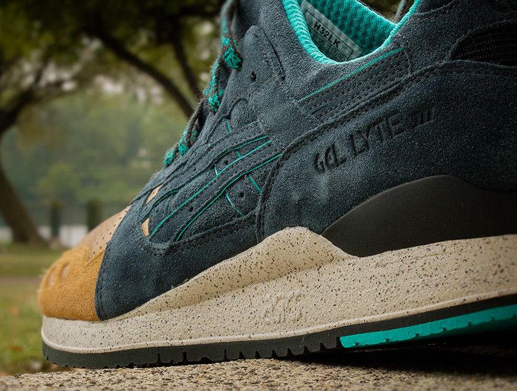 Concepts x ASICS Gel Lyte 3 'Three Lies' — Charcoal/Gold