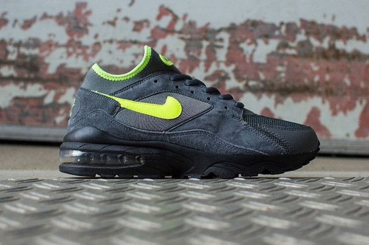 Nike Air Max 93 Size? — Dark Grey/ Volt-Black