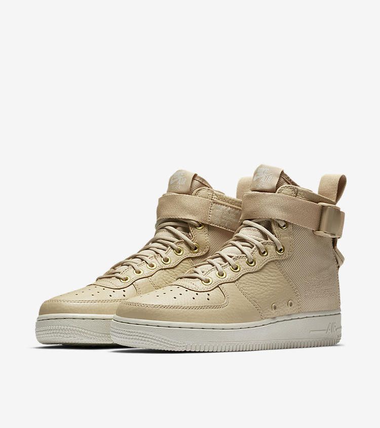 Nike Wmns SF Air Force 1 Mid 'Mushroom' — Mushroom/Mushroom-Light Bone (2)