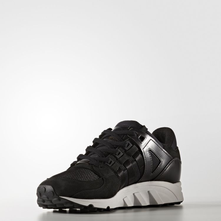 Adidas EQT Support RF 'Milled Leather' — Core Black/Footwear White