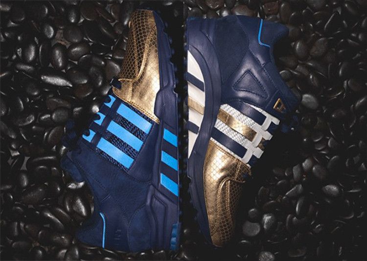 Ronnie Fieg x adidas EQT Support '93 'NYC's Bravest' — Night Indigo/Brave Blue/White