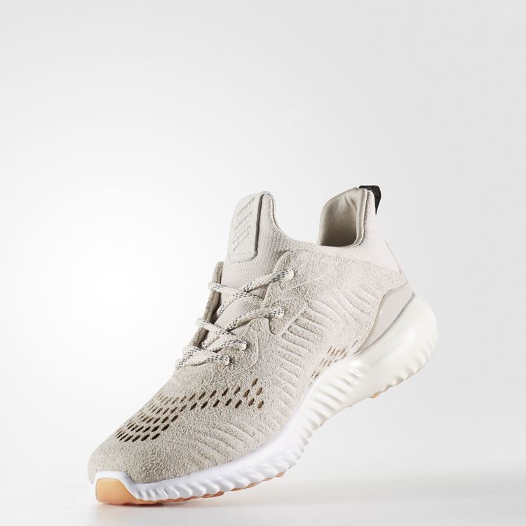 Adidas Alphabounce 'Suede' — Clear Brown/Running White
