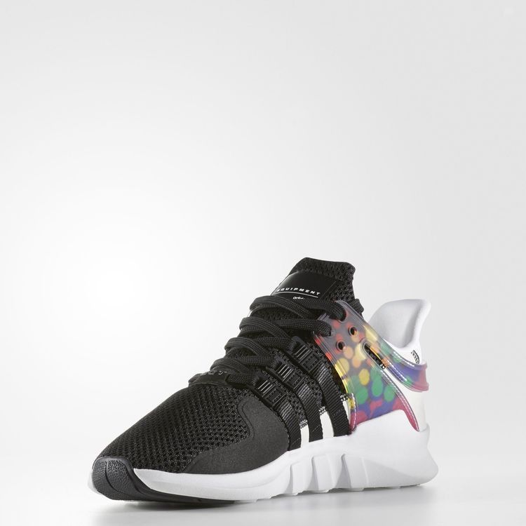 Adidas EQT Support ADV 'Pride' — Core Black/Footwear White/Multi-Color