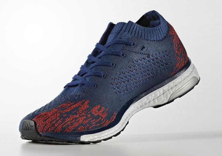 Adidas Adizero Primeknit Boost Limited 'Mystery Blue' — Mystery Blue/Night Navy/Maroon