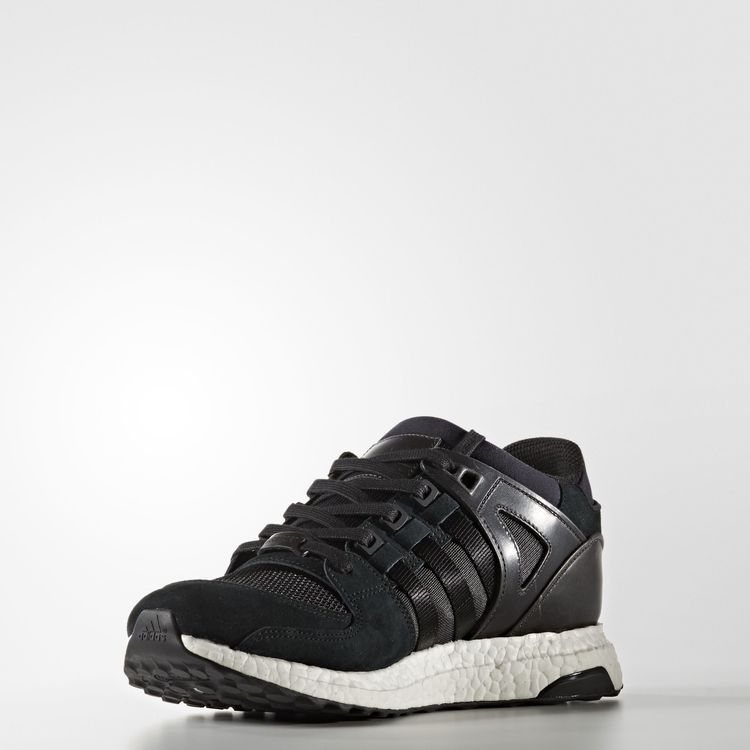 Adidas EQT Support Ultra 'Milled Leather' — Core Black/Footwear White