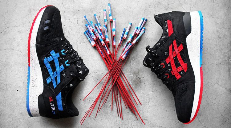 Villa x Wale x ASICS Gel Lyte 3 'Bottle Rocket' — Black/Blue