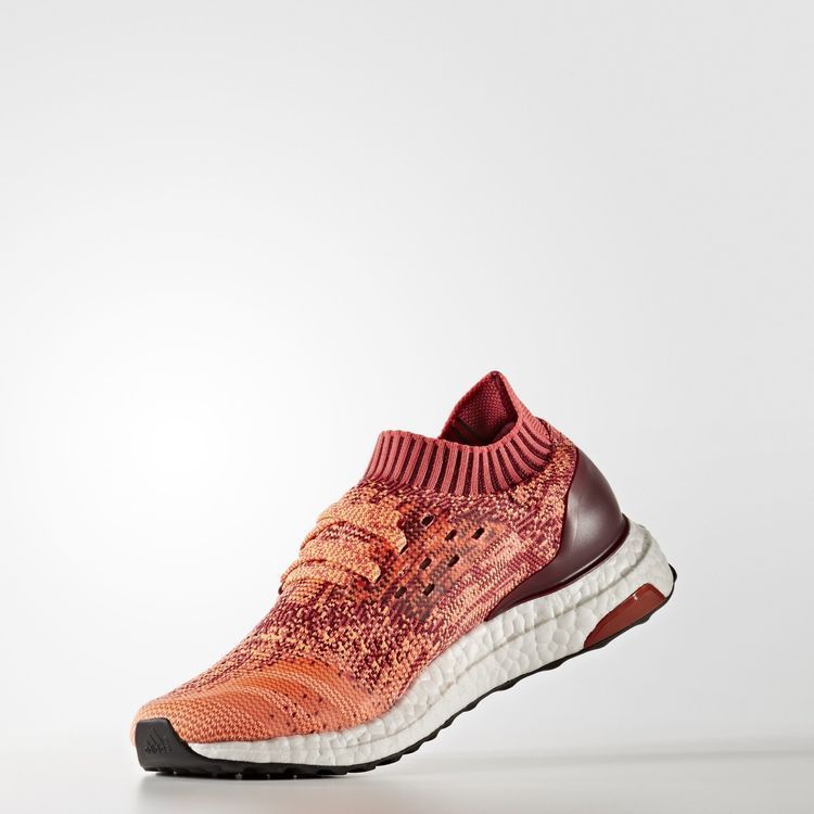Adidas Wmns UltraBoost Uncaged 'Glow Orange' — Collegiate Burgundy/Glow Orange