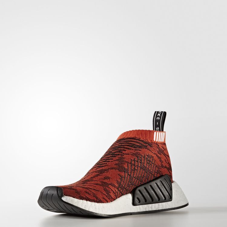 Adidas NMD_CS2 Primeknit 'Red Glitch' — Future Harvest/Core Black