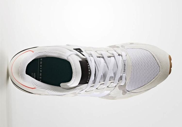 Adidas EQT Support RF 'Camo Drop' — Running White/Off White/Core Black
