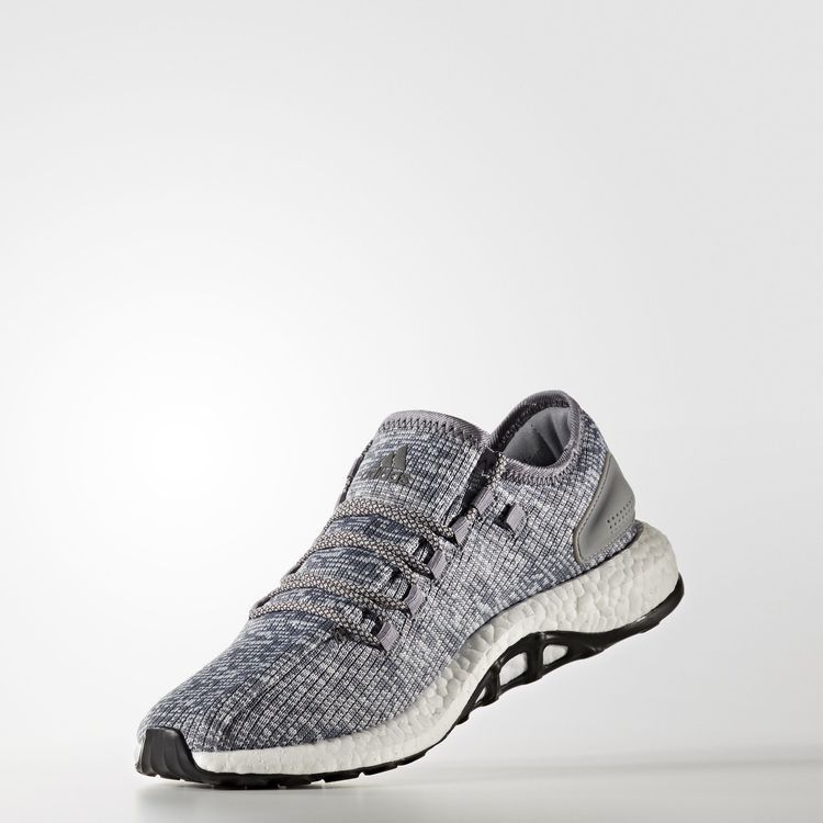 Adidas PureBoost 'Grey' — Grey/Dark Grey/Heather/Solid Grey/Clear Grey