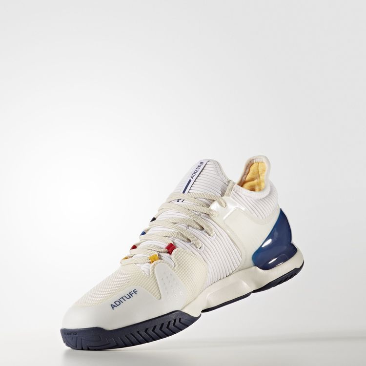 Pharrell x adidas Adizero Ubersonic 2.0 'White' — Running White/Blue/Scarlet