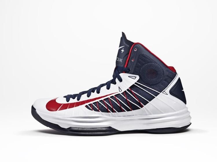 Nike Hyperdunk+ Sport Pack 'USA' — White/University Red-Obsidian