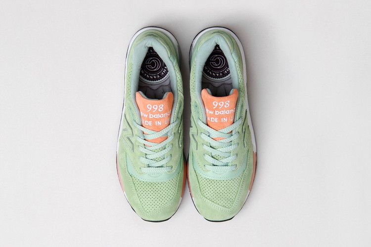 Concepts x New Balance 998 Made in USA 'Mint' — Mint/Mint/Orange