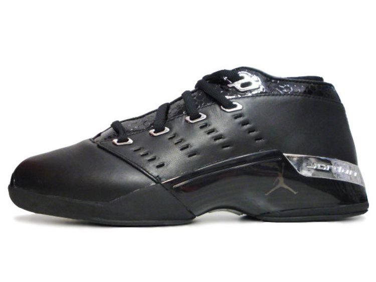 Air Jordan 17 OG Low 'Black Chrome' — Black/Chrome