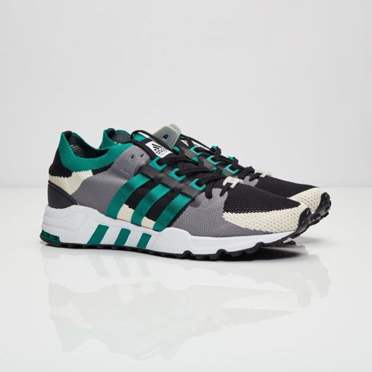 Adidas EQT Running Support PK 'Black Green White' — Core Black/Sub Green/Vintage White