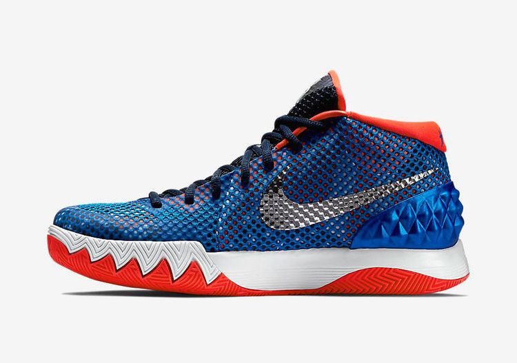 Nike Kyrie 1 'USA' — Soar/White-Bright Crimson-Metallic Silver (2)