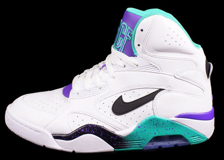 Nike Air Force 180 — White/Atomic Teal/Hyper Grape/Black