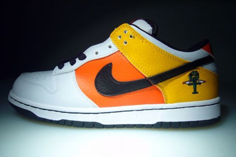 Nike Dunk Low Pro SB 'Raygun' — Orange Flash/Black-White (2)