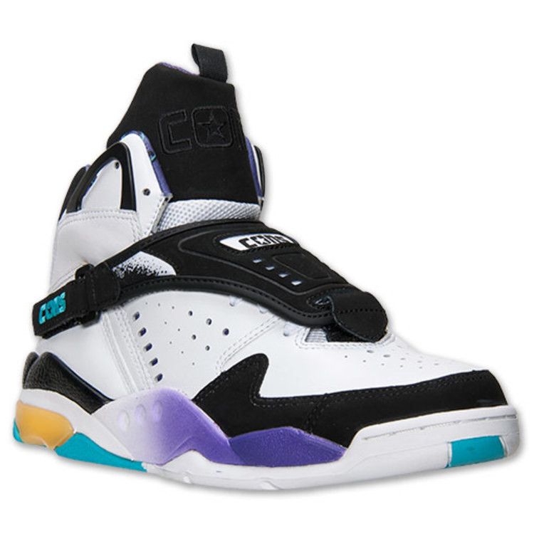 Converse Aero Jam Mid 'Grandmama' — White/Black/Teal/Purple