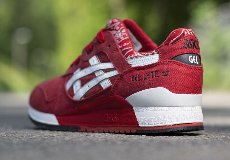 ASICS Gel Lyte 3 'Red Bandana' — Ot Red/White