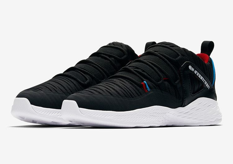 Air Jordan Formula 23 Low BG 'Quai 54' — Black/Italy Blue-University Red
