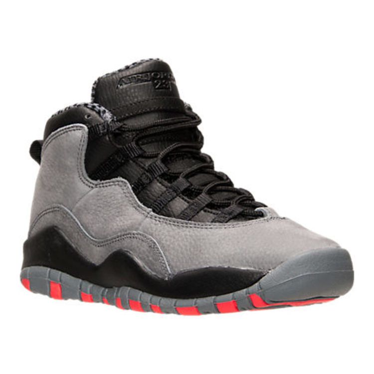 Air Jordan 10 Retro GS 'Cool Grey' — Cool Grey/Infrared-Black