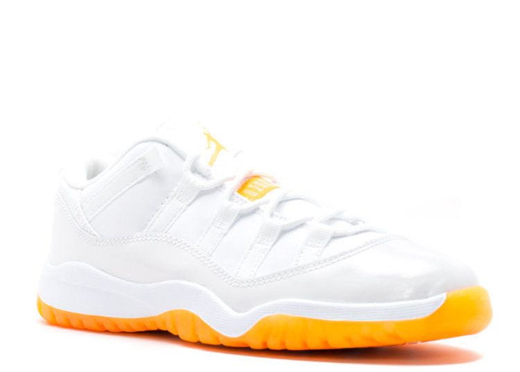 Air Jordan 11 Retro Low GP 'Citrus' — White/White-Citrus