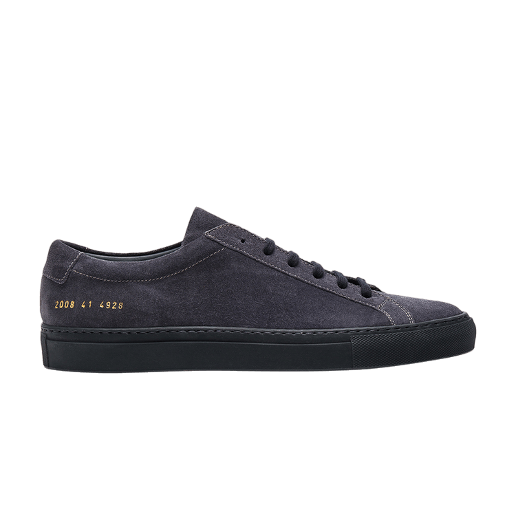 Common Projects Achilles Low 'Navy Suede' — Navy/Navy