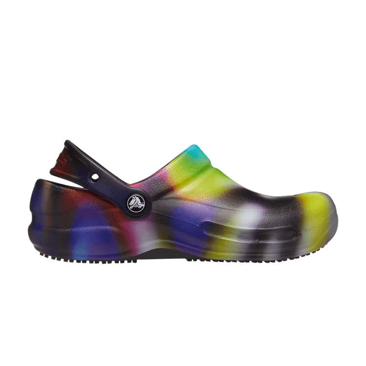 Crocs Bistro Graphic Clog 'Solarized' — Neon/Multi/Black