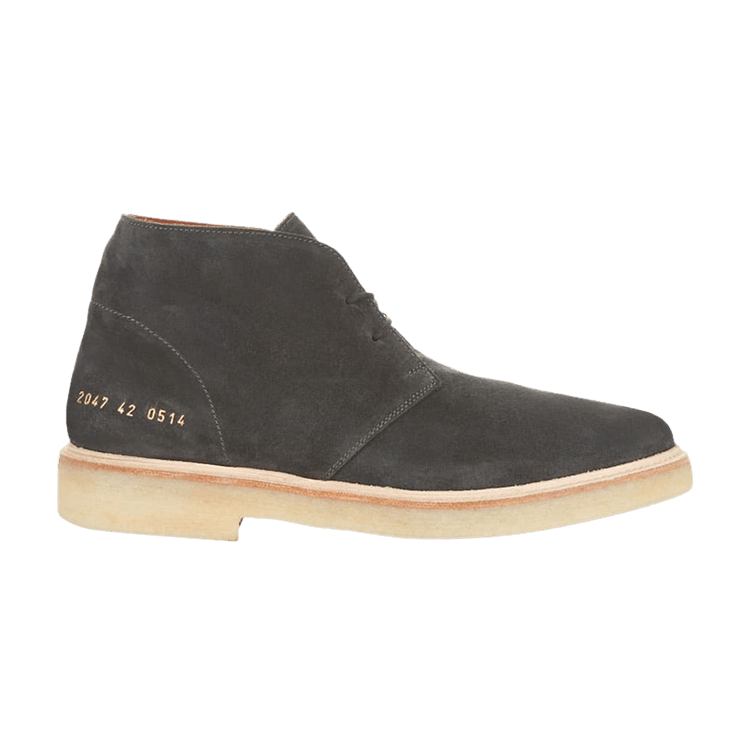 Common Projects Chukka Suede Desert Boot 'Washed Black' — Washed Black