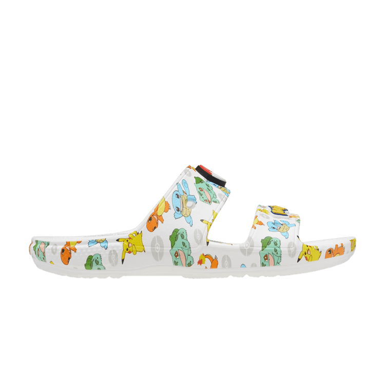 Pokémon x Crocs Classic Sandal 'Starters' — White/Multi