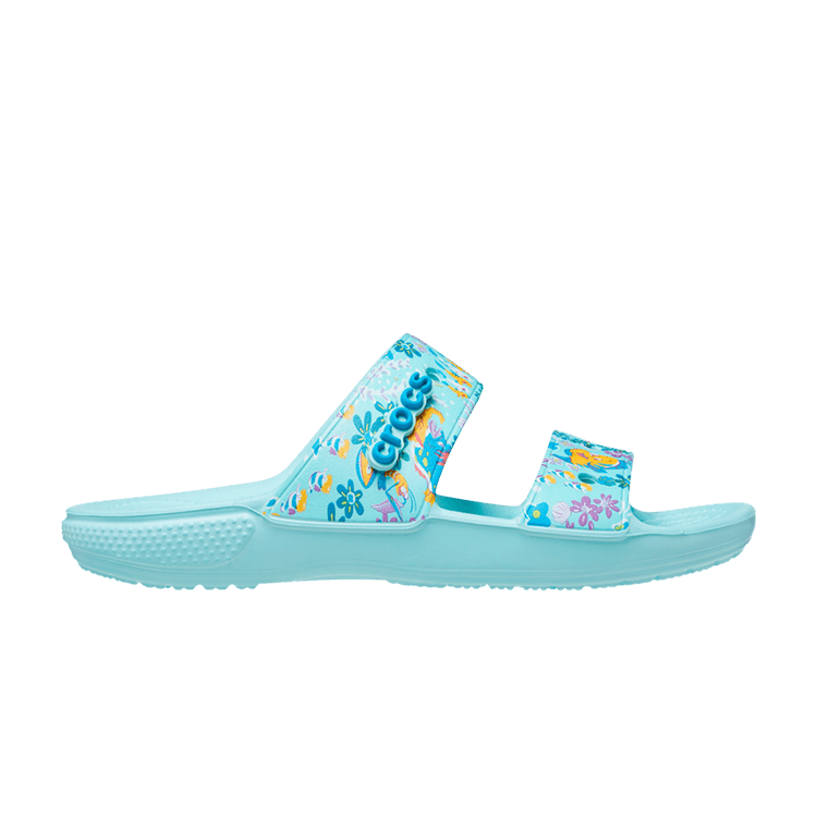 The Little Mermaid x Vera Bradley x Crocs Classic Sandal 'Under the Sea' — Pure Water