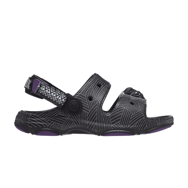 Crocs Marvel x All-Terrain Sandal Kids 'Black Panther' — Multi
