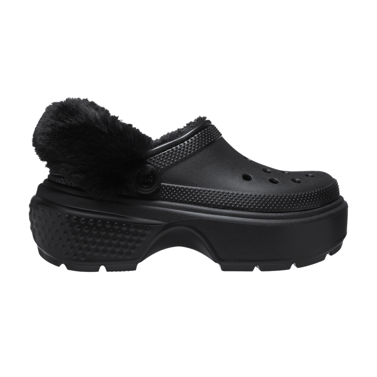 Crocs Stomp Lined Clog 'Black' — Black