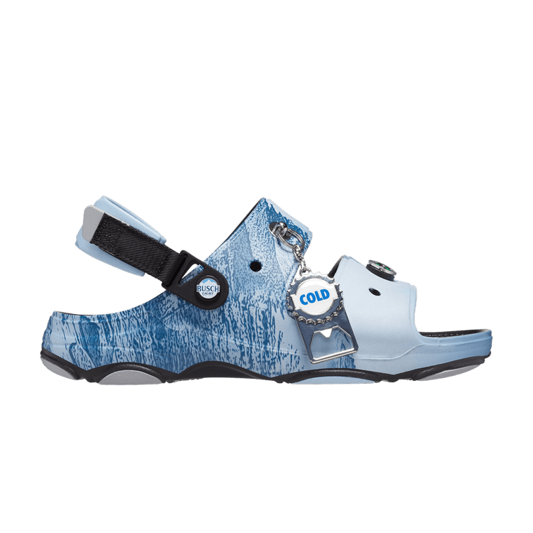 Busch Light x Crocs All-Terrain Sandal — Blue/Grey
