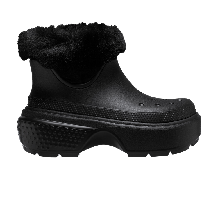 Crocs Stomp Lined Boot 'Black' — Black