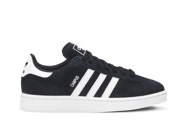 adidas Campus 'Black White' — Core Black/Running White/Chalk White