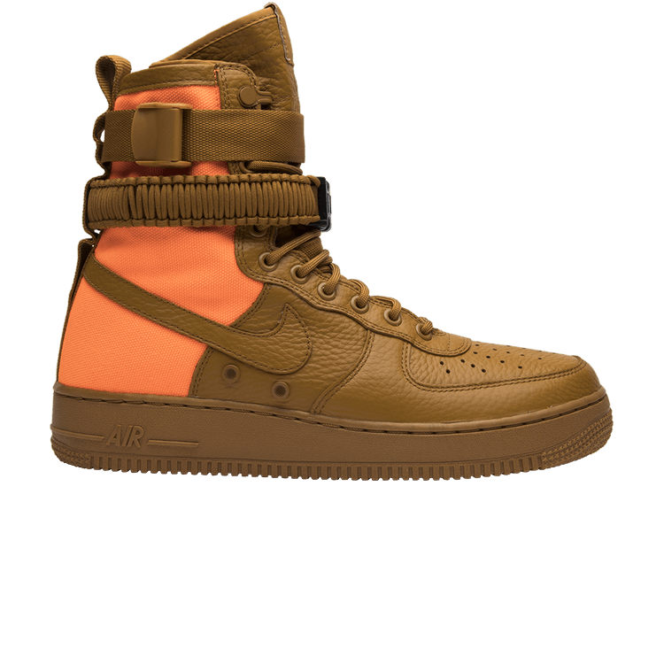 Nike SF Air Force 1 'Desert Ochre' — Desert Ochre/Desert Ochre-Total Orange