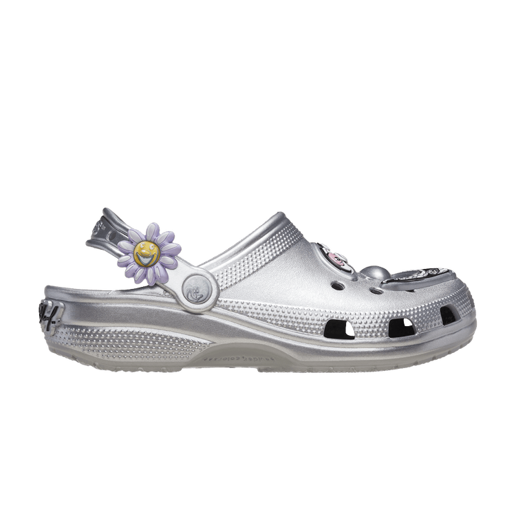 Kenny Scharf x Crocs Classic Clog 'Silver' — Silver/Silver