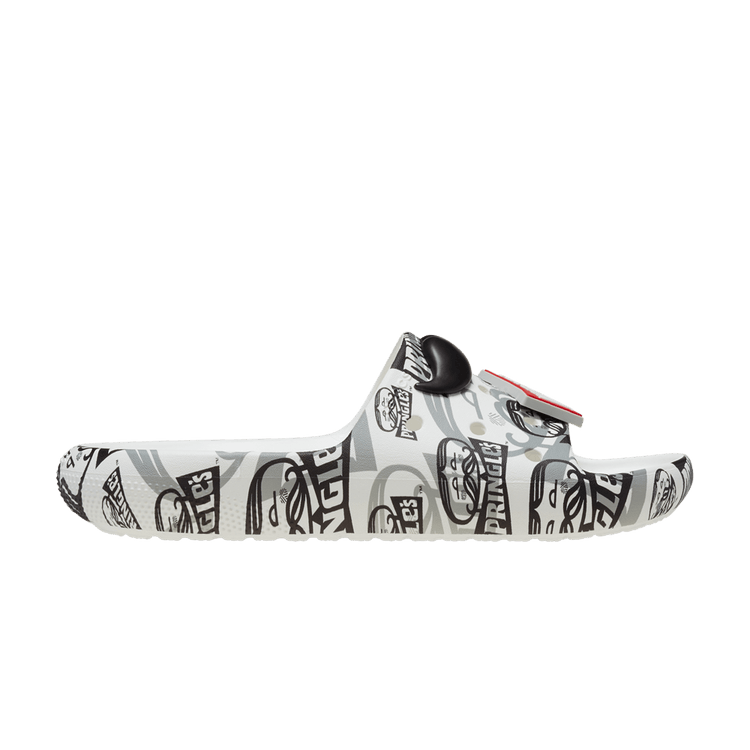 Pringles x Crocs Classic Slide V2 'Heritage Pringles Print' — Black/White