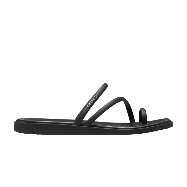 Crocs Wmns Miami Toe Loop Sandal 'Black' — Black