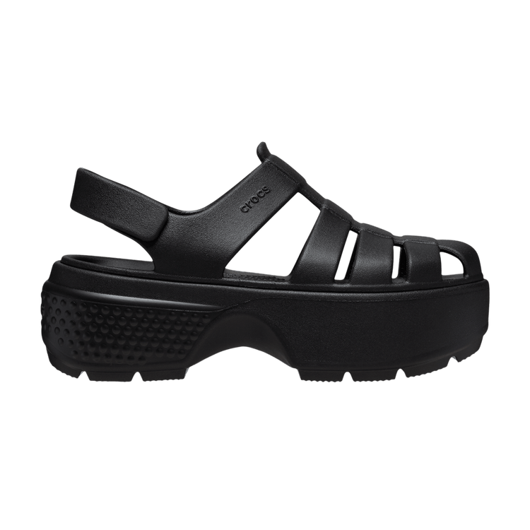 Crocs Stomp Fisherman Sandal 'Black' — Black
