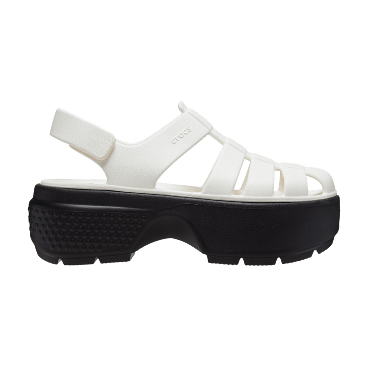 Crocs Stomp Fisherman Sandal 'Chalk' — Chalk