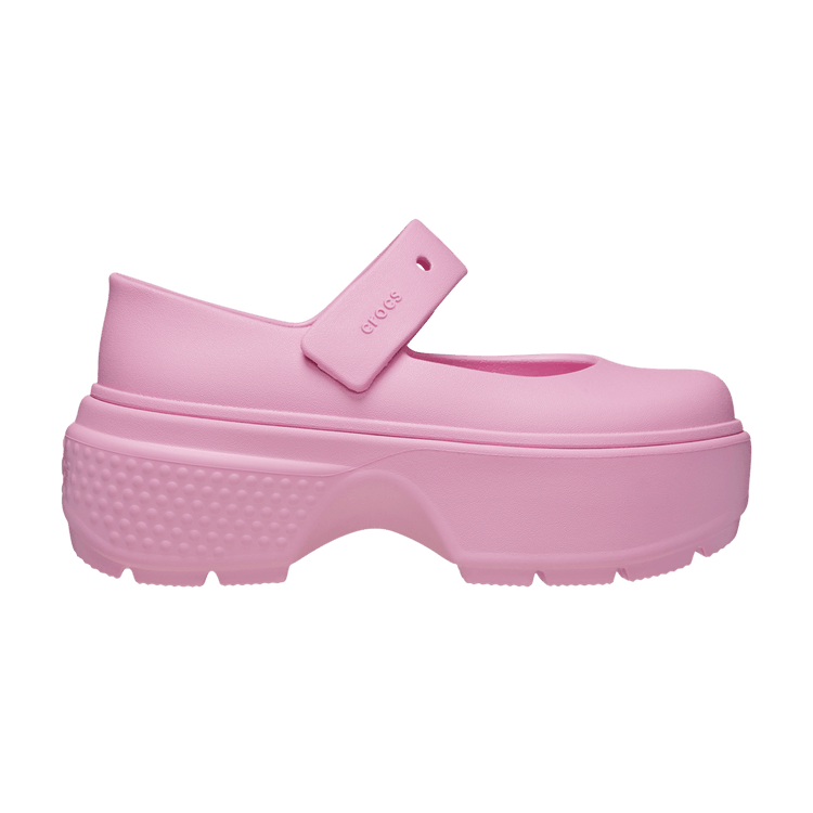 Crocs Stomp Mary Jane 'Pink Tweed' — Pink Tweed/Pink Tweed