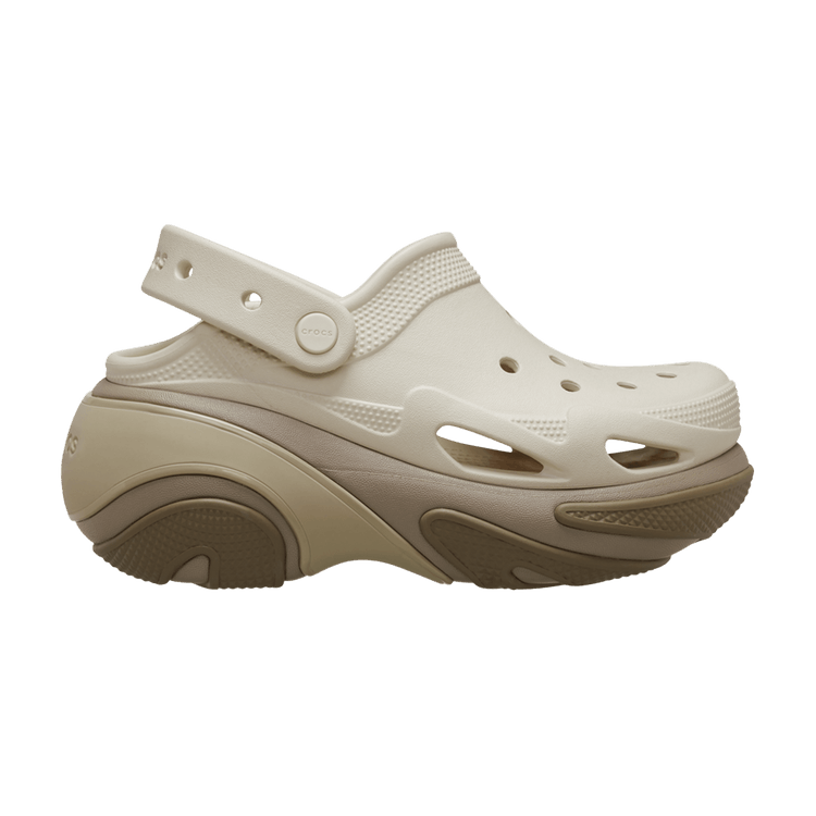 Crocs Bubble Crush Clog 'Taupe' — Taupe
