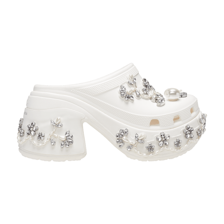 Simone Rocha x Crocs Siren Clog 'White' — White