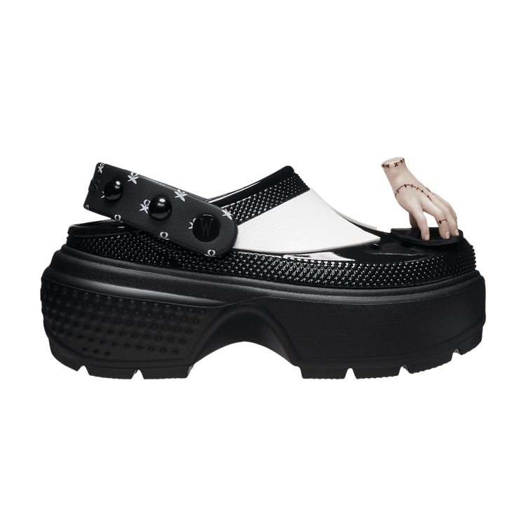 Wednesday x Crocs Stomp Clog 'Wednesday Addams' — Black