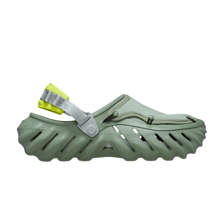 Crocs Echo Ripstop Clog 'Moss' — Moss/Multi