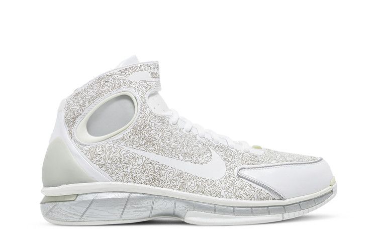 Nike Air Zoom Huarache 2K4 KB 'Kobe Laser' — White/White-Metallic Silver-Metallic Gold