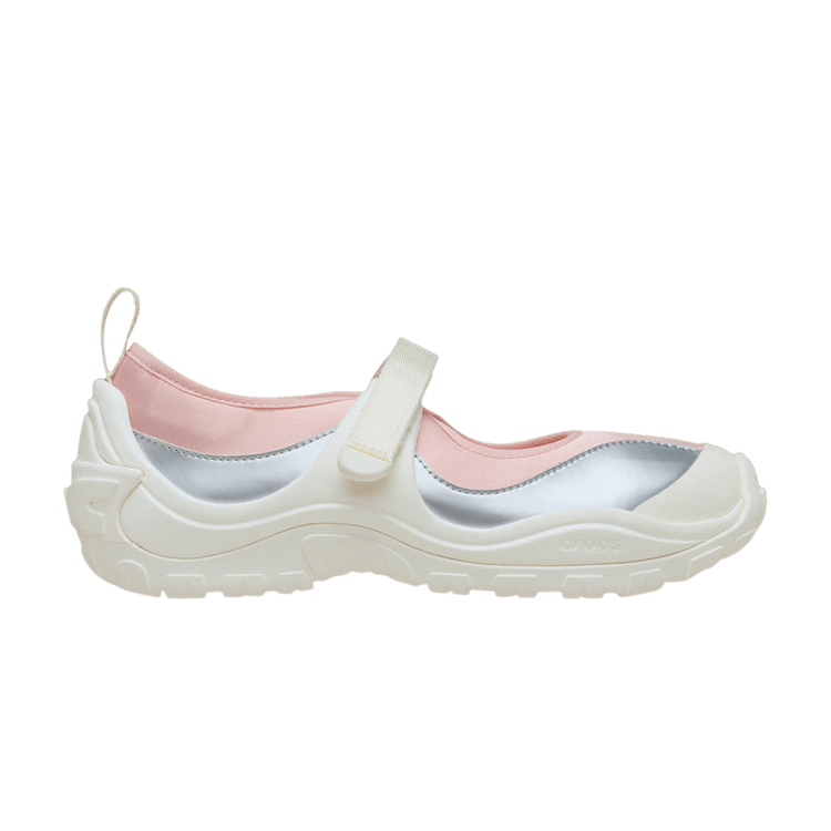 Crocs Wmns Terre Ballet Core 'Silver Chalk' — Chalk